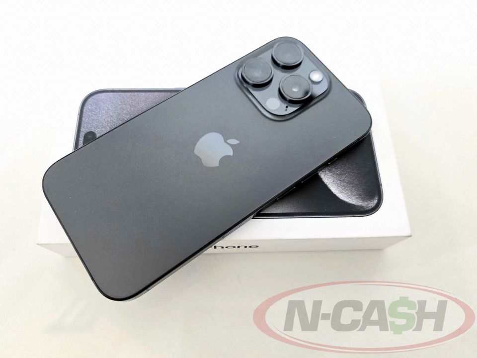 Apple iPhone 15 Pro Factory Unlocked (Category: iPhone 15 Series) located in Makati City. Submitted by luxury_by_ncash_2 (Listing ID 1363581577, Image 3). Description: N-Cash Pawnshop "Instant Cash for Bags, Watches, Cars, and Electronics" https://www.ncash-pawnshop-philippines.com/ Apple iPhone 15 Pro Factory Unlocked MTUV3ZP/A 128GB Black Titanium Unit is like new Battery health of 100% Openline PHP 42800 For more details and photos visit: http