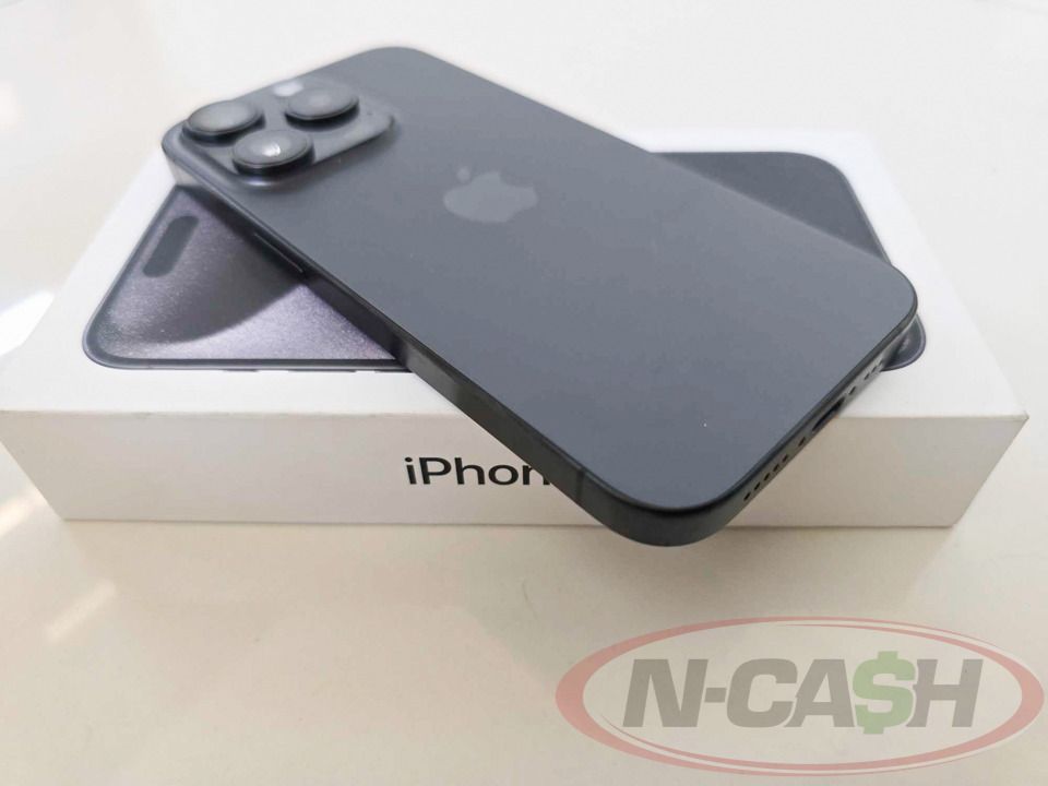 Apple iPhone 15 Pro Factory Unlocked (Category: iPhone 15 Series) located in Makati City. Submitted by luxury_by_ncash_2 (Listing ID 1363581577, Image 1). Description: N-Cash Pawnshop "Instant Cash for Bags, Watches, Cars, and Electronics" https://www.ncash-pawnshop-philippines.com/ Apple iPhone 15 Pro Factory Unlocked MTUV3ZP/A 128GB Black Titanium Unit is like new Battery health of 100% Openline PHP 42800 For more details and photos visit: http