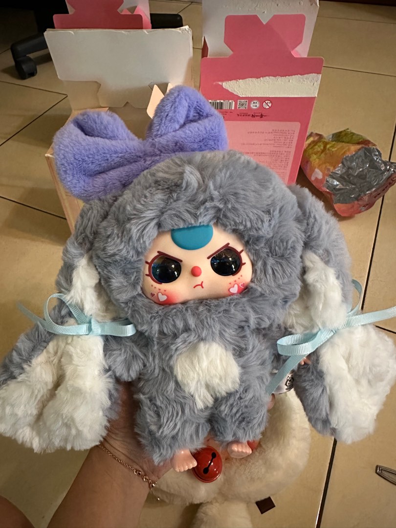 Baby Three Bunny Return Rabbit Pink Biru Mata Air Pink Sunco Nangis ...