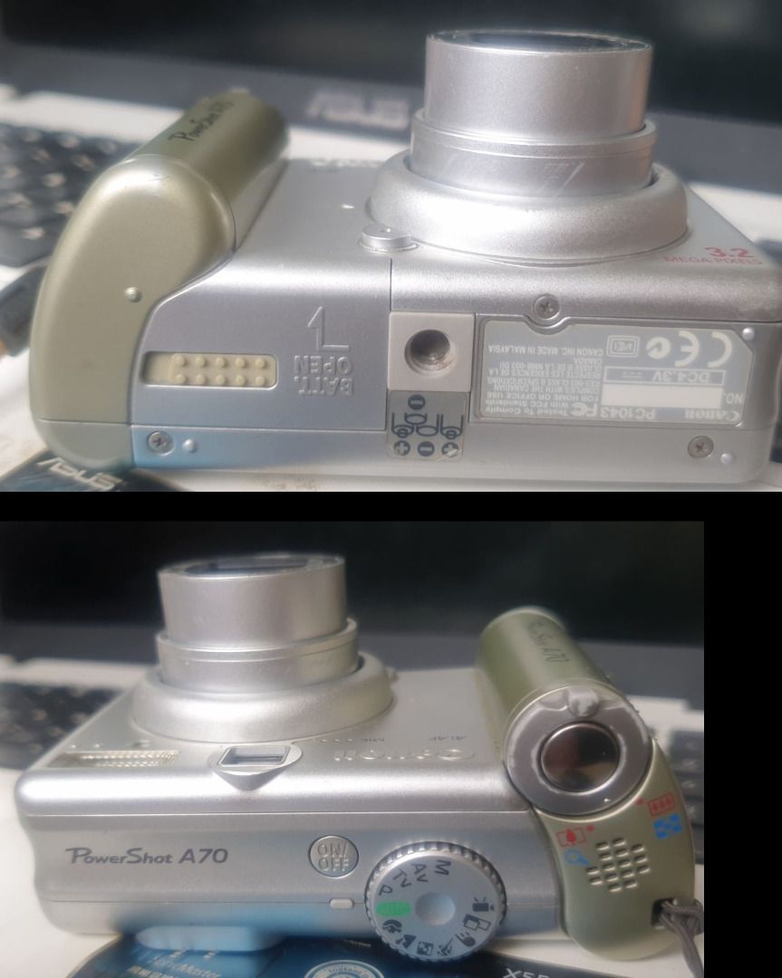 canon powershot A70 相機(零件機), 相機攝影, 相機在旋轉拍賣