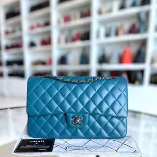 最安値級価格 Medium Chanel Classic Bags Luxury, 18C, Bag Blue Sky 小物