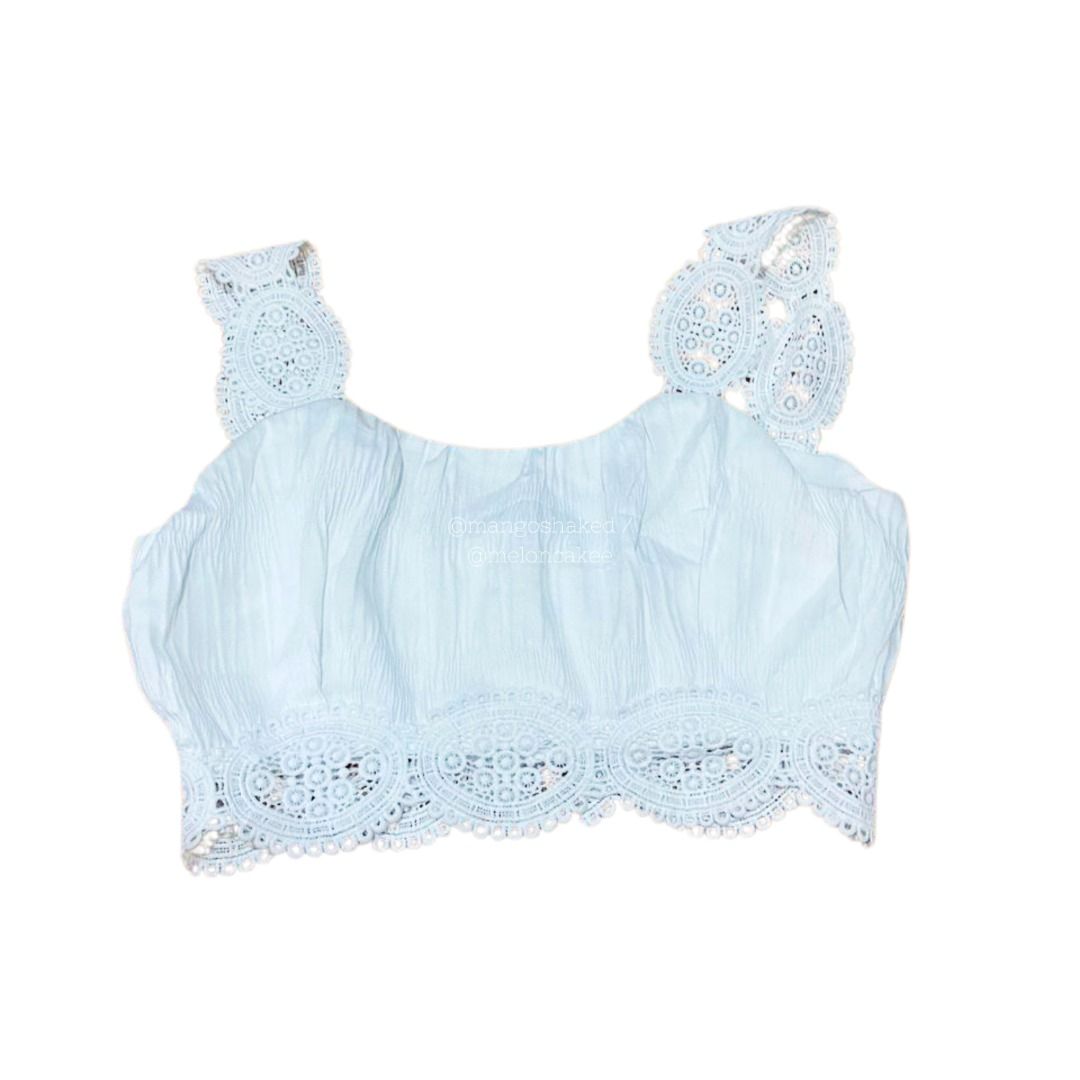 coco cabaña summer bra top white lace (Category: Sleeveless) located in Quezon City. Submitted by meloncakee (Listing ID 1363630201, Image 1). Description: clothes for sale will be hand washed and air dried before shipping as these items have been stored in my cabined for a long time :D buy 3 of my items and get 10% off buy 5 of my items and get 1 item free ! loc: quezon city mop: gcash maya bpi mod: jnt, ggx, sdd (within metro manila), sh0pee ch