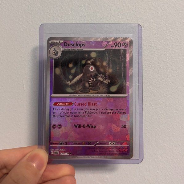 Dusclops Masterball 36/131 Prismatic Evolution pokemon card, Hobbies ...