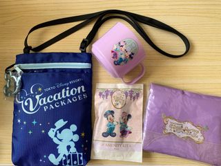 東京迪士尼新酒店Fantasy Spring 環保袋+全新杯+斜孭袋一套64229675627905110