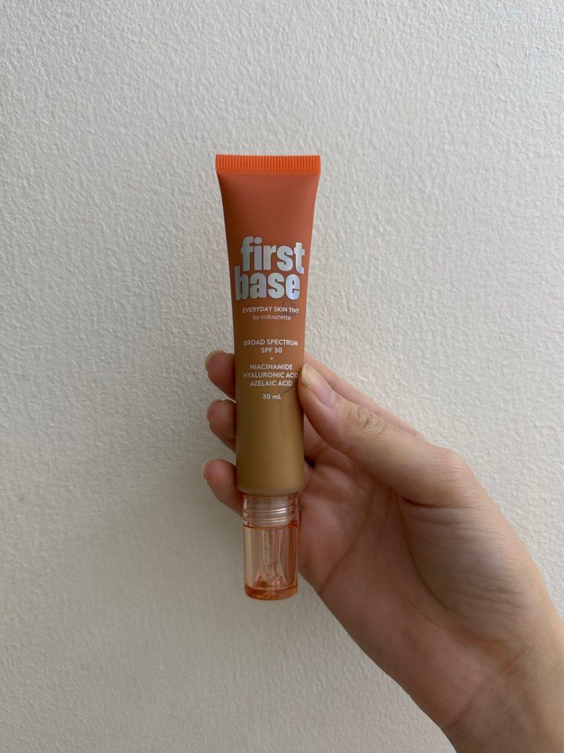First Base Skin Tint - Anilao (Category: Makeup) located in Manila. Submitted by pearlincarnated (Listing ID 1363664565, Image 1). Description: Shade: Laiya RFS: Got this as a pr package Only used once Negotiable MOP: Bank Transfer or GCash.