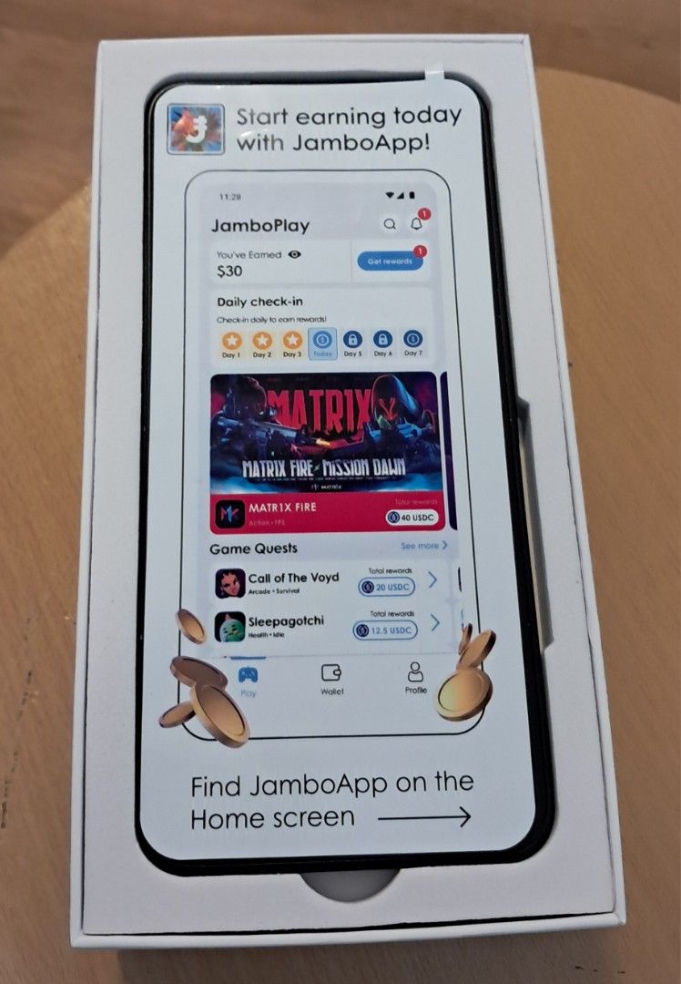 全新JP1 jambo phone 電話,好用，外國品牌(金色）, 手提電話, 手機, Android 安卓手機, Android 安卓其他-  Carousell