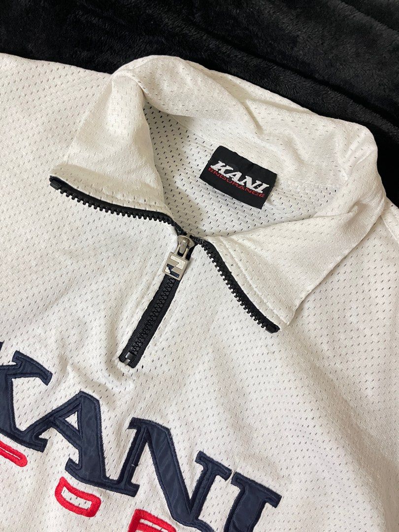 KANI SPORT Y2K OVERALL (Category: Activewear) located in Paranaque City. Submitted by youngb. (Listing ID 1363580981, Image 3). Description: Karl Kani sport y2k Overall top 21.5x25 short up to 36 have lace 21 length Lightly discoloration sa short pero still good, loose gart pero may lace.