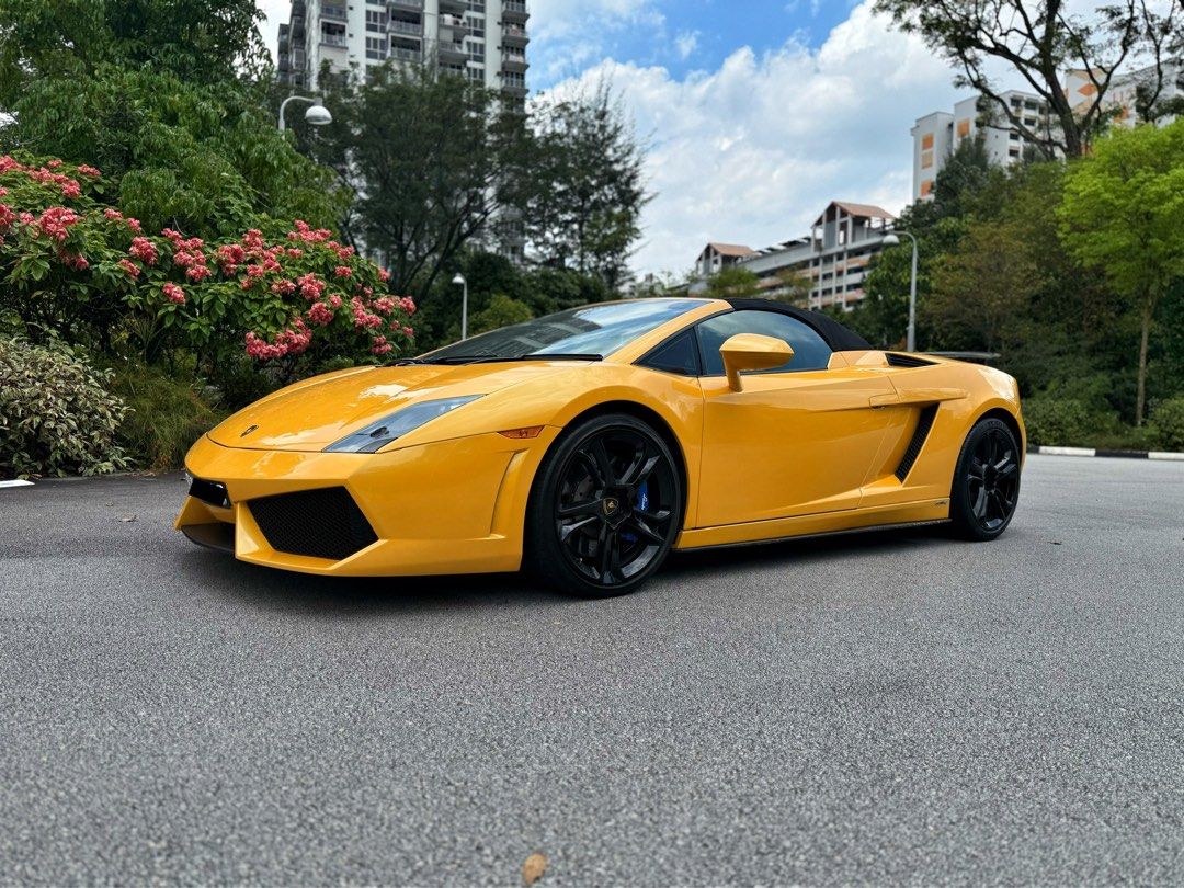 Lamborghini Gallardo Lp560 - 4 spyder Auto (Category: Used Cars) located in Singapore. Submitted by toocool4sch (Listing ID 1363696302, Image 2). Description: New Arrival! Lamborghini Gallardo Spyder LP560-4 $0 Downpayment available ‼️ Monthly :$$2,488 ⭐️ Star Dealer, 100% Positive Review. Highly Recommended. Trustable, Reliable & Efficient.⭐️ PM Me For The Best Deal. 🧑🏼‍🦱Zac📞: 8749 5321 Services We Provide 🏥: Premium Warranty By Sg Carz Gal