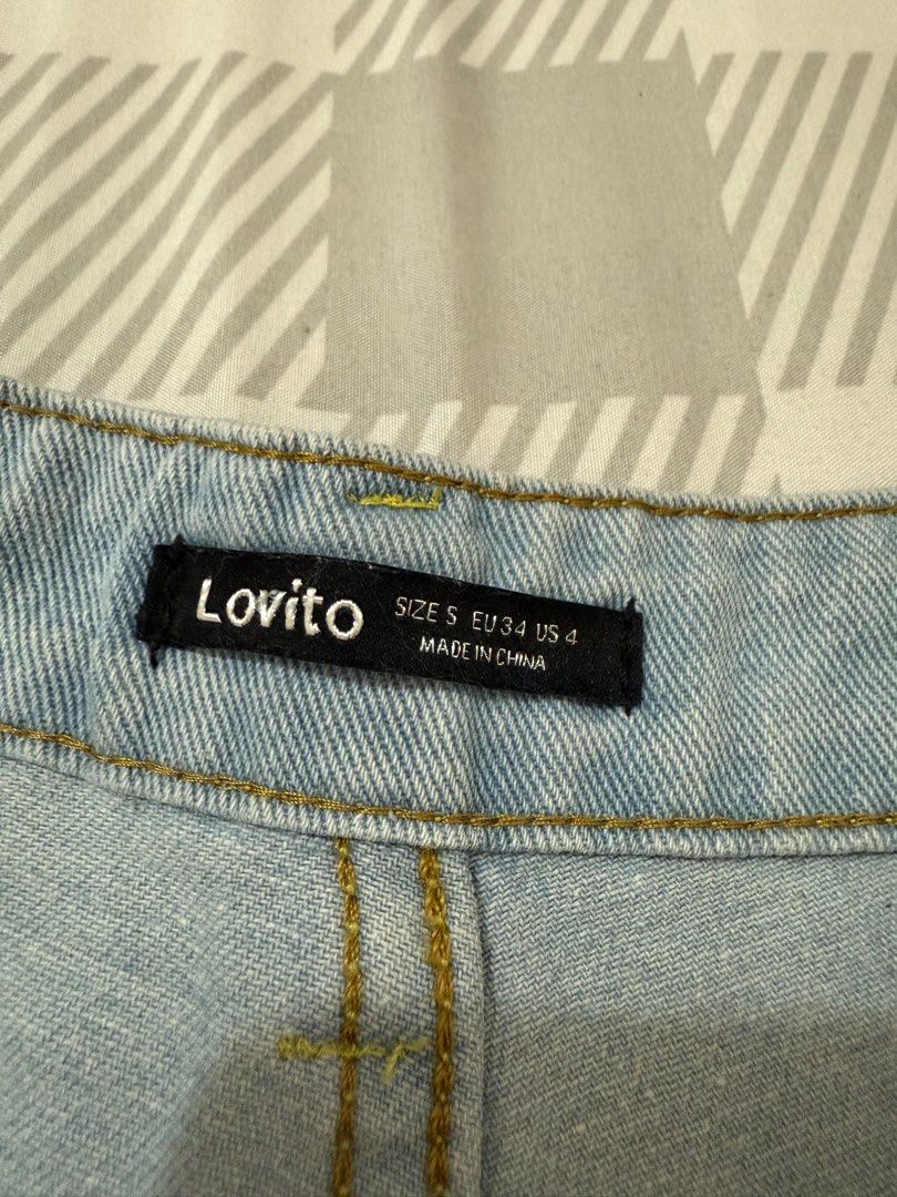 Lovito High Waist Denim Short (Category: Shorts) located in Manila. Submitted by swift.thrift (Listing ID 1363561531, Image 3). Description: Lovito High Waist Denim Short in small. Maong tattered shorts. Only used twice. .