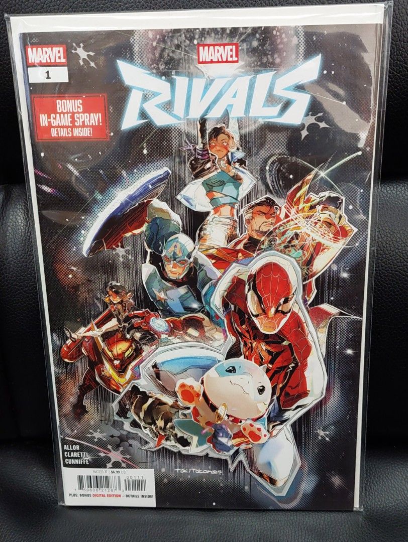 Marvel Rivals #1 (Category: Comics & Manga) located in Pasig City. Submitted by toydaddyph (Listing ID 1363590710, Image 2). Description: Item is a brand new, unread, never opened 2025 comic book of Marvel Rivals, a spin off of the popular video game. Issue No. 1 was published on April 02, 2025. Collecting the Marvel Rivals Infinity Comic (2024) #1-6 for the first time in print. Comic book is bagged and boarded for protection. This item is a defi