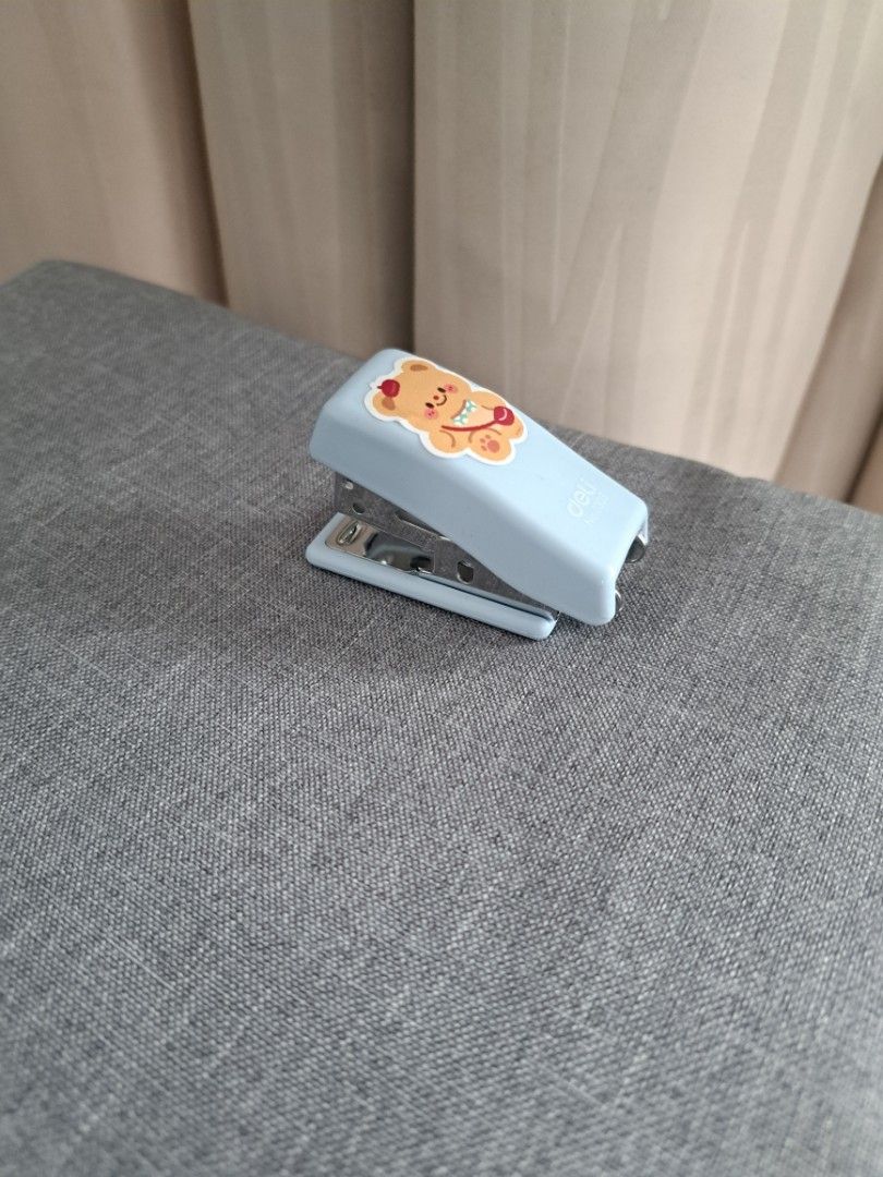 Mini stapler (Category: Stationery & School Supplies) located in Singapore. Submitted by marshbreado (Listing ID 1363609134, Image 2). Description: Never used before. Comes with 1 box of refills.