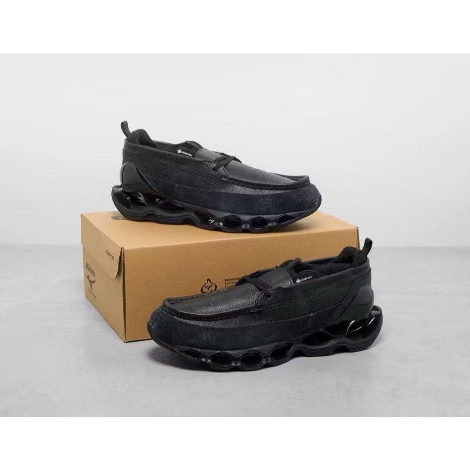 Mizuno Wave Prophecy Moc GTX 黑全黑黑色Gore-Tex 防水莫卡辛鞋 Mizuno Wave Prophecy Moc GTX 黑全黑黑色Gore-Tex 防水莫卡辛鞋