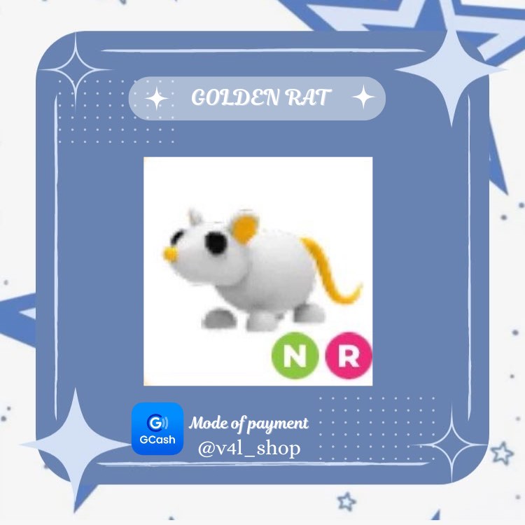 NR GOLDEN RAT | ADOPT ME PETS | ROBLOX, Video Gaming, Gaming ...