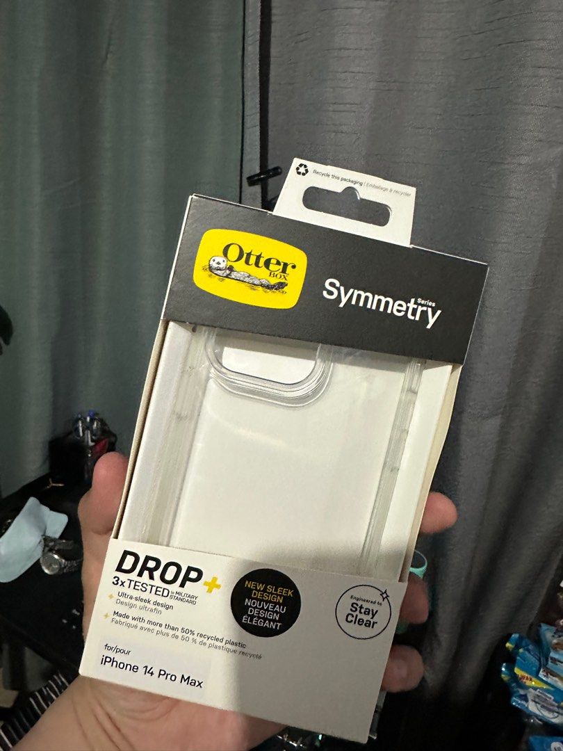 OtterBox Slim Case for iPhone 14 Pro Max| Symmetry Clear (Category: Cases & Sleeves) located in Manila. Submitted by jamesimani (Listing ID 1363670950, Image 2). Description: MALL PRICE: SRP 2,890, Now 1500. • From OtterBox (SM Megamall) • All items 100% original. • MOP GCASH or BDO SF Shouldered by the buyer Lalamove/Grab Express Meetup/Pickup: Market-Market/ SM Makati.