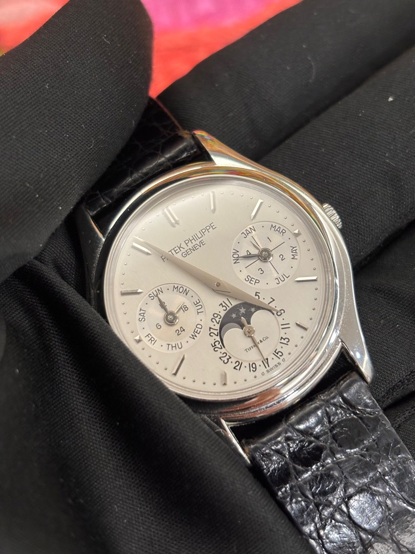Patek Philippe 3940 P Tiffany & CO Perpetual Calendar second series, 名牌 ...