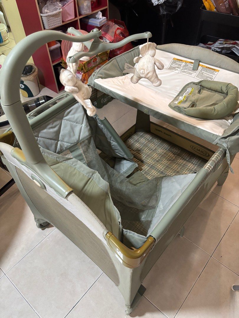 Portable Bed Baby Cot Playpen, Babies & Kids, Baby Nursery & Kids ...
