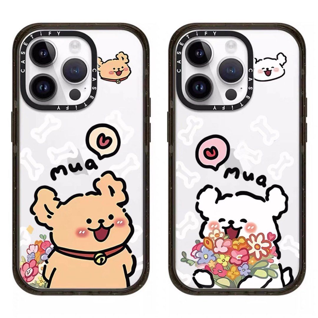 PRE-ORDER] Casetify Cute Maltese Dog Mirror Magnetic Phone