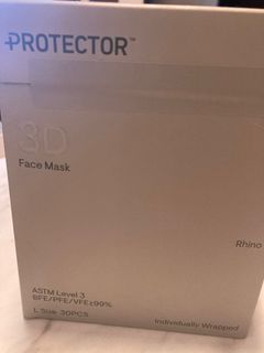 Protector口罩 L sizes (全新) $60/盒 門市50% off62938612416642110