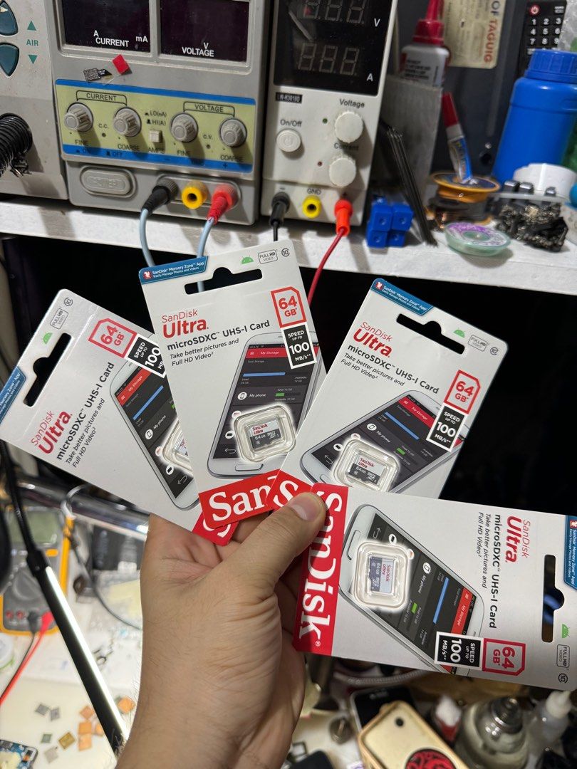 SANDISK 64GB MICRO SD ULTRA (Original) (Category: Memory & SD Cards) located in Makati City. Submitted by jc.cuerdo (Listing ID 1363655647, Image 1). Description: .
