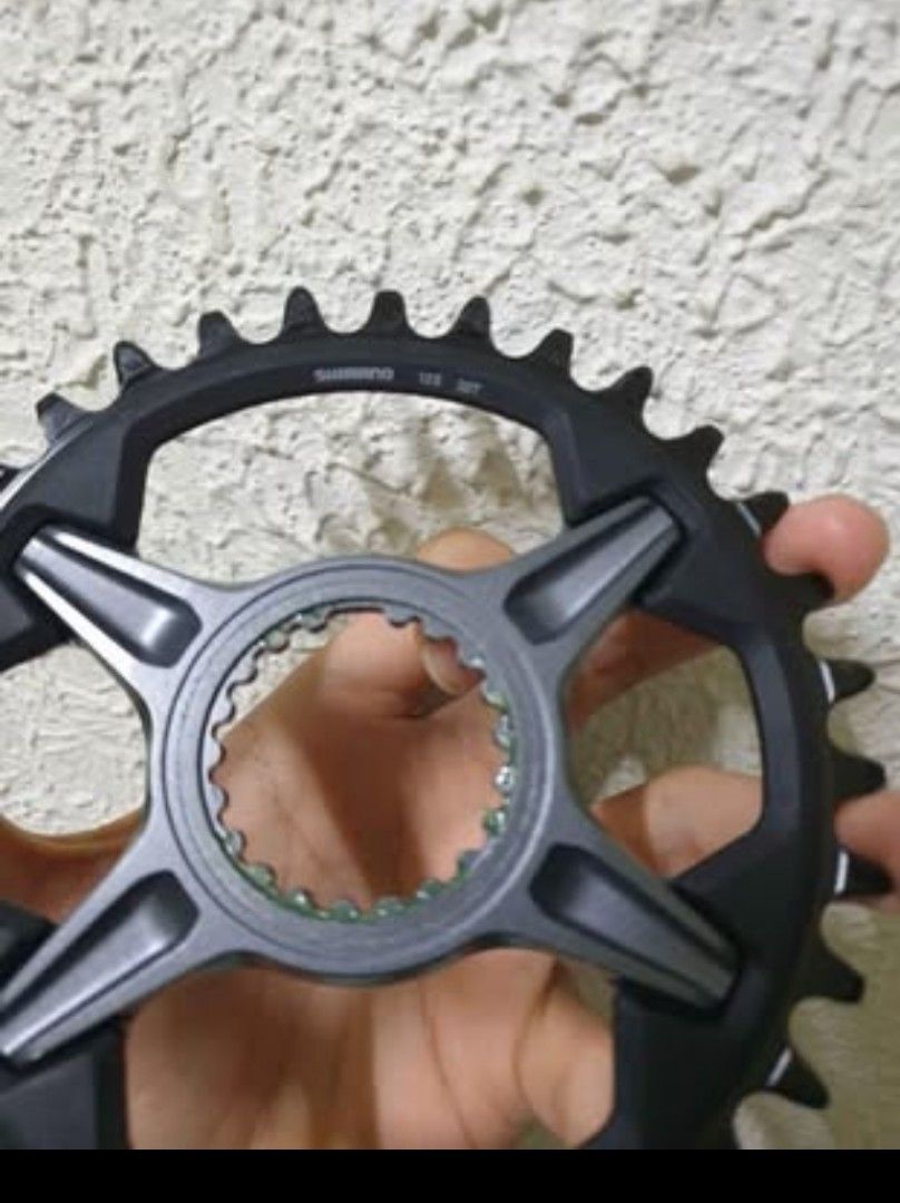 Slx shimano chainring 32T (Category: Bicycles) located in Cabuyao City. Submitted by hd.mnnnnn (Listing ID 1363680734, Image 2). Description: shimano chainring 32T brand new unused, galing sa built bike, kinalas agad, makinis malinis, hindi naipedal, for downhill and trail.
