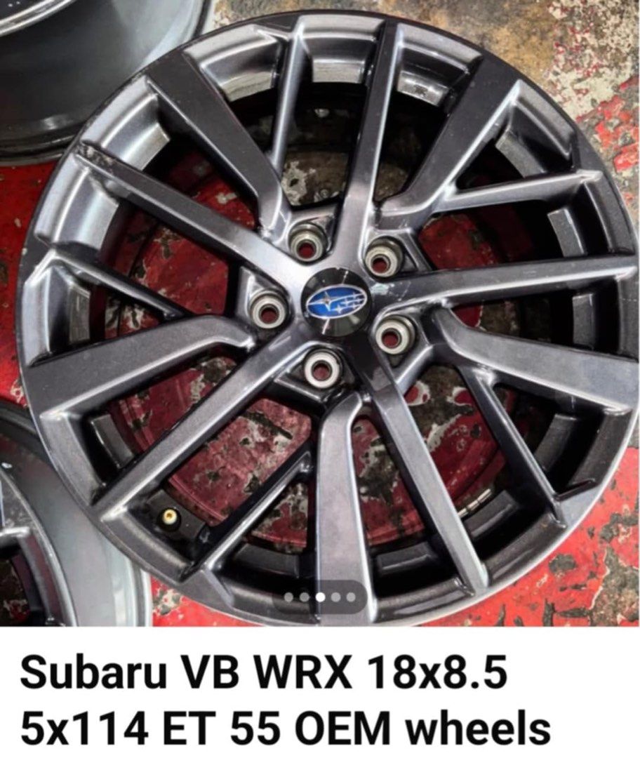 Subaru WRX mags rims (Category: Mags and Tires) located in Quezon City. Submitted by dashandchloe (Listing ID 1363621346, Image 3). Description: .