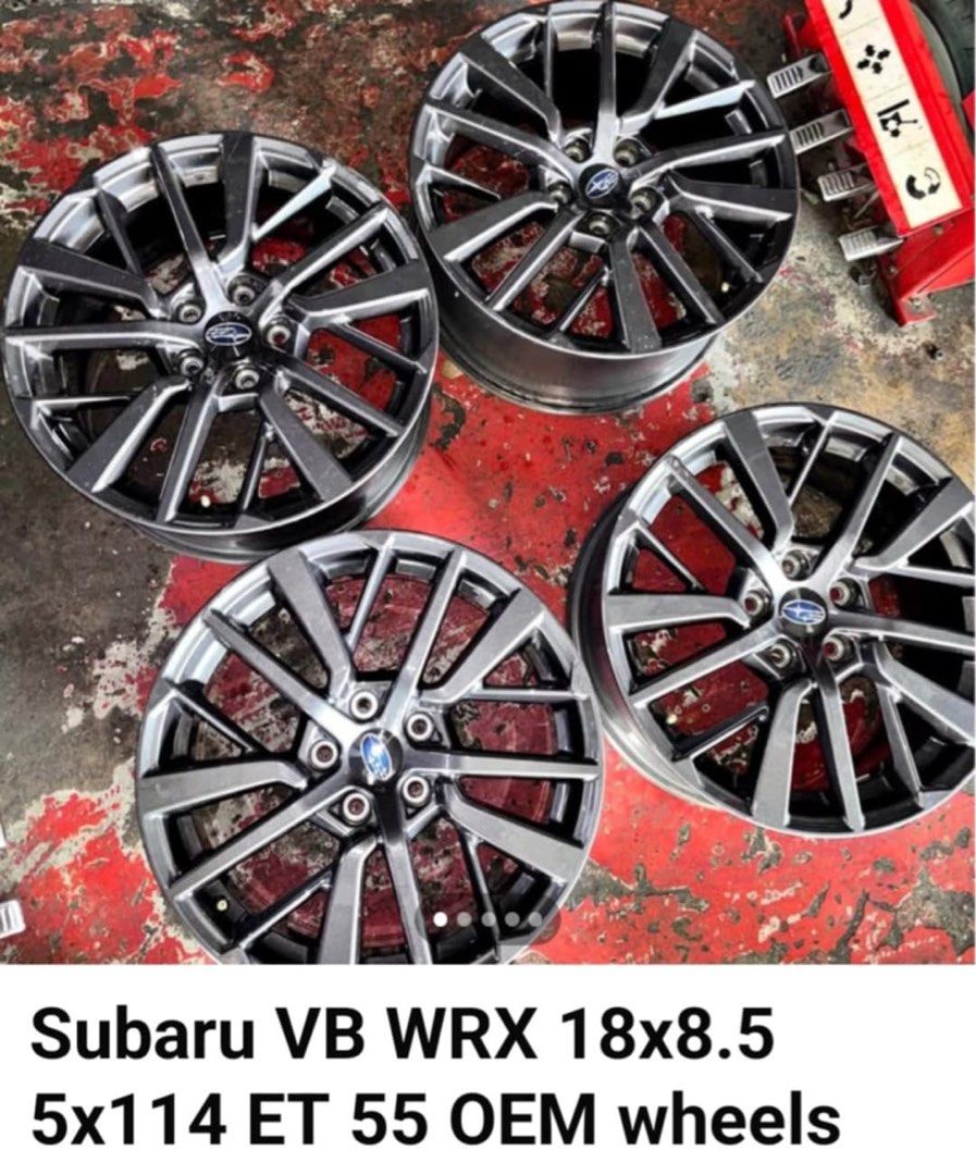 Subaru WRX mags rims (Category: Mags and Tires) located in Quezon City. Submitted by dashandchloe (Listing ID 1363621346, Image 1). Description: .