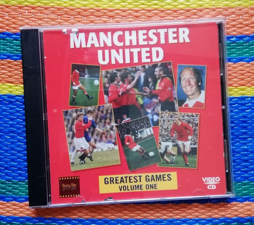 VCD : MANCHESTER UNITED GREATEST GAMES VOLUME 1&2 50 BEST F. A. CUP ...