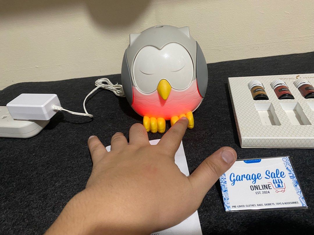 Young Living Feather The Owl Diffuser (Free Essential Oils) (Category: Air Purifiers & Dehumidifiers) located in Guimba. Submitted by garagesaleonline2024 (Listing ID 1363701721, Image 3). Description: ✅ Slightly use Second-hand goods, be sure to check the photos! What you see is what you get exept for minimal scratches it is second hand item but authentic. ✅ No box no manual unless declared ✅ Please contact us before purchasing if you have any q