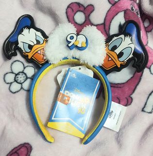 香港迪士尼樂園 Donald Duck 唐老鴨 90周年 Headband 頭箍 髮箍 頭飾 髮飾 全新正版有牌 Disneyland HKDL64233812482561110