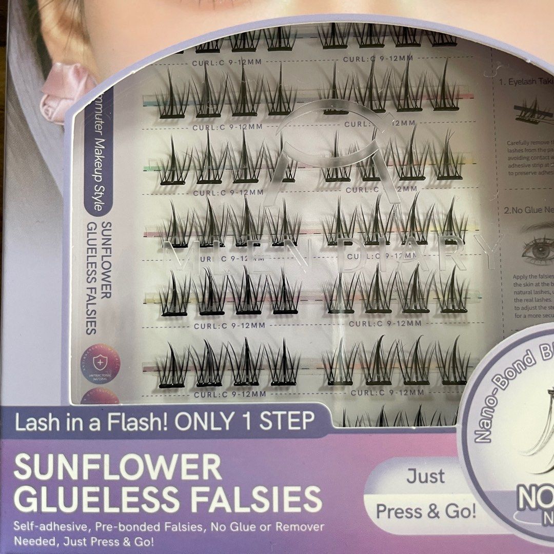 🌻 MLEN Diary Self-Adhesive Glue-Free Lashes (Sunflower) (Category: Makeup) located in Mandaluyong City. Submitted by lady.lannister (Listing ID 1363721487, Image 2). Description: 🌻 MLEN Diary Self-Adhesive Glue-Free Lashes (Sunflower) No glue needed! Comes with adhesive strips for easy application and removal. Length: 9–12mm Perfect for quick, mess-free lash looks! .