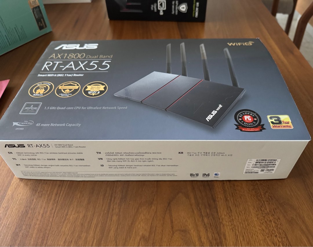 Asus Router RT-AX55, Computers & Tech, Parts & Accessories, Networking ...