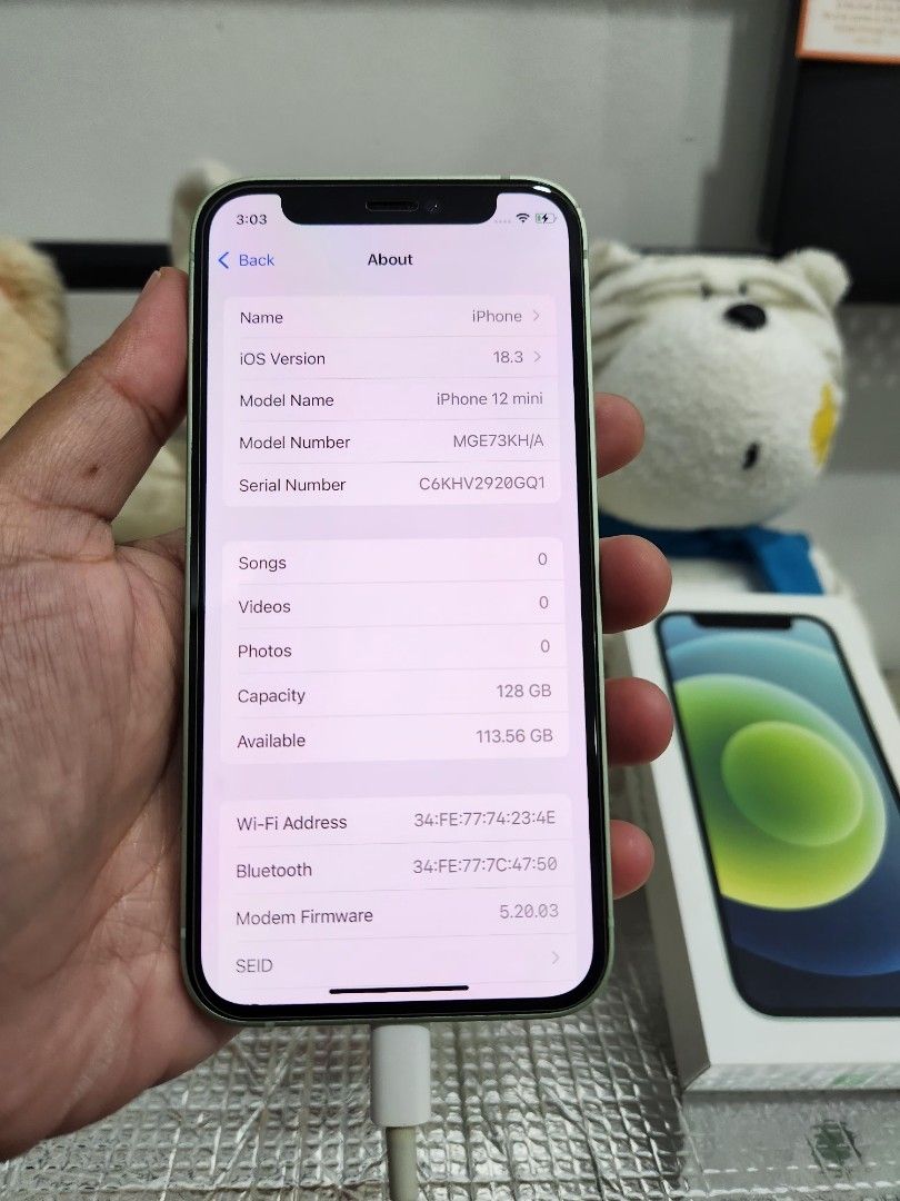 Black iphone 12 mini 128gb pass swap (Category: iPhone 12 Series) located in Mandaluyong City. Submitted by cellspaceph (Listing ID 1339219571, Image 3). Description: IPHONE 12 MINI 128GB factory unlocked 87% battery health All working Any sim no major issue Php12,500 ‼️ with box same imei (no accesories) no swap.