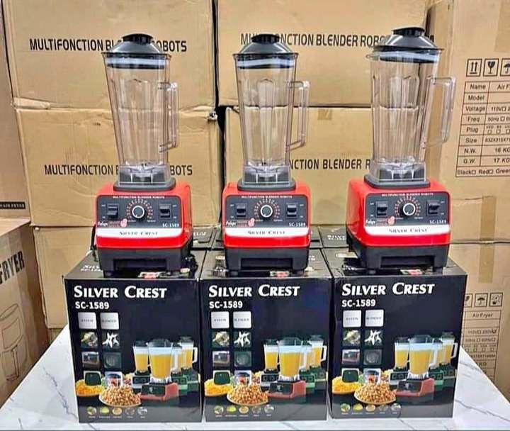 Blender Silver Crest 2L (Category: Juicers, Blenders & Grinders) located in Manila. Submitted by redonlineshop (Listing ID 1363791205, Image 1). Description: Blender(Silver Crest) ₱850 ON HAND BRAND NEW Mode of Payment: Gcash,COD Same day delivery + Delivery Fee.