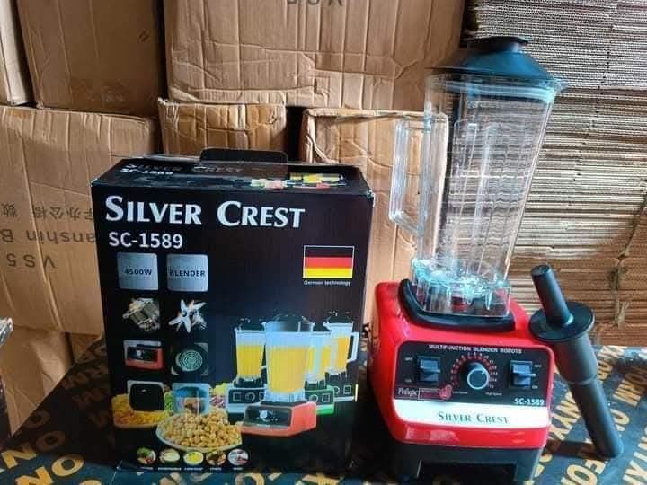 Blender Silver Crest 2L (Category: Juicers, Blenders & Grinders) located in Manila. Submitted by redonlineshop (Listing ID 1363791205, Image 2). Description: Blender(Silver Crest) ₱850 ON HAND BRAND NEW Mode of Payment: Gcash,COD Same day delivery + Delivery Fee.
