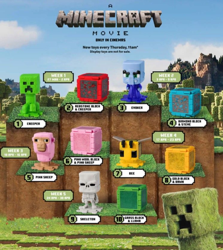 Minecraft Juguete Delivery Mcdonalds Mc Donalds Happy Meal - Main Image