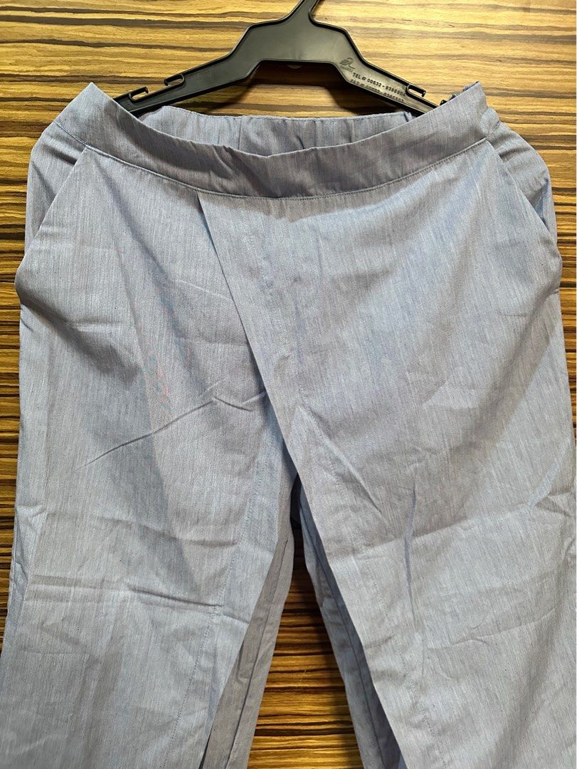 Cole Vintage Chambray Overlap Geline Pants (Category: Other Bottoms) located in Quezon City. Submitted by konmarime (Listing ID 1363863436, Image 2). Description: Cole Vintage Pants Chambray Size Medium RFS: Too small.