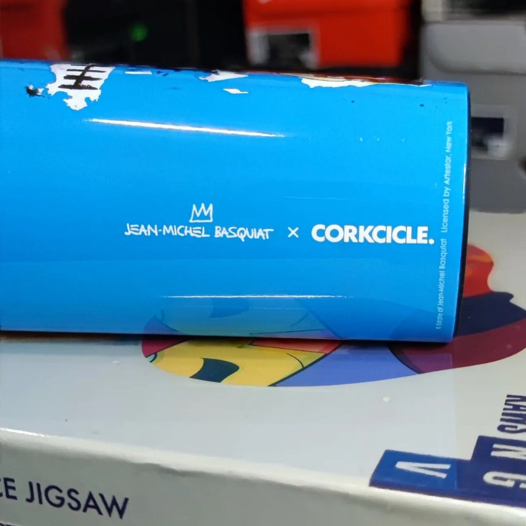 Corkcicle x Basquiat (Category: Water Bottles & Tumblers) located in Manila. Submitted by gochupsshop888 (Listing ID 1363848482, Image 2). Description: stainless steel water bottle corkcicle x Basquiat.