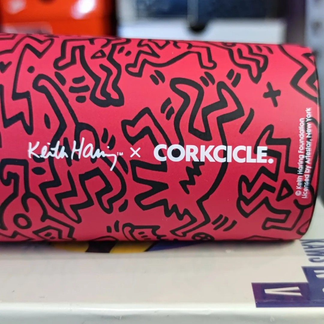 Corkcicle x Keith Haring (Category: Water Bottles & Tumblers) located in Manila. Submitted by gochupsshop888 (Listing ID 1363848718, Image 2). Description: stainless steel water bottle corkcicle x Keith Haring.