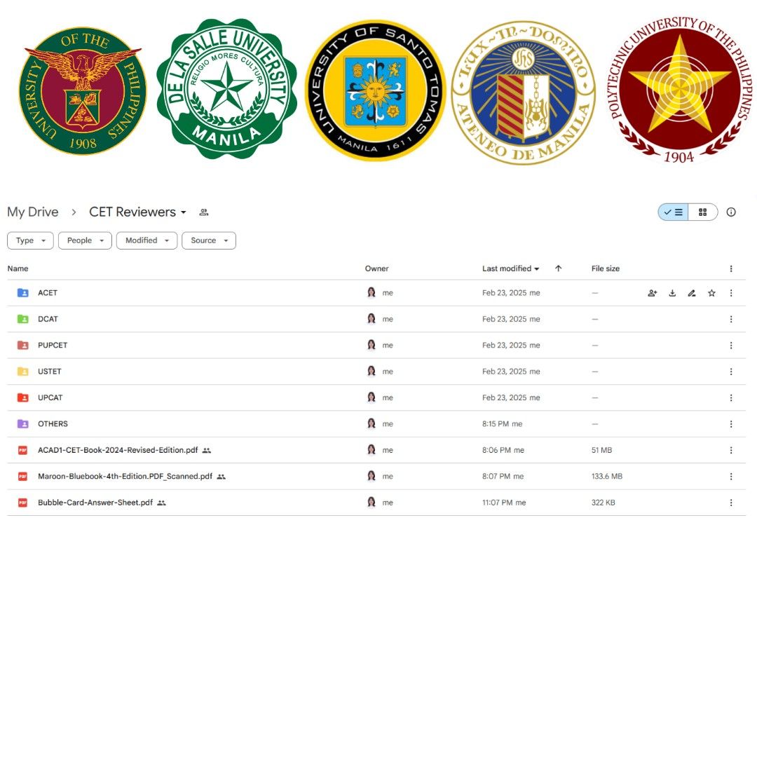 DCAT Reviewer Practice Tests (De La Salle University) (Category: Textbooks) located in Valenzuela. Submitted by gastowchin (Listing ID 1354887372, Image 2). Description: Will give my already prepared flashcards (quizlets) narin for the vocabulary and talasalitaan list for free! I'm also selling my CET Reviewers as an all-inclusive bundle for P150! This Bundle Includes Practice Tests, Booklets, and Reviewers from ACET, DCAT, PUPCET, UPCAT, USTET, 