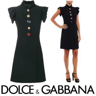 Dolce & Gabbana|Jewel buttons Cady Dress