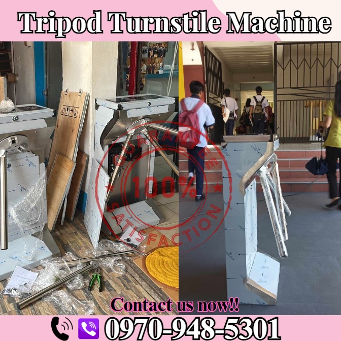 Entrance Exit Gate Card Swipe Access Control Machine Tripod Turnstile ...