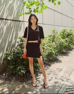Everyday Casuals Moira Top and Sabine Wrap Skirt