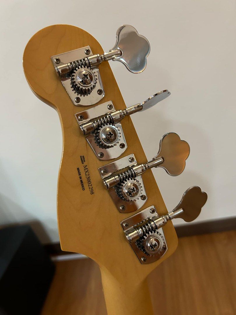 Fender Precision Bass (MIM) (Category: Musical Instruments) located in Los Banos. Submitted by seijuuro (Listing ID 1363870817, Image 3). Description: Fender PBass 4 strings Made in Mexico Bought last year 2024 No issues RFS: Extra bass Cash payment Meet up around NCR or Los Baños, Laguna.