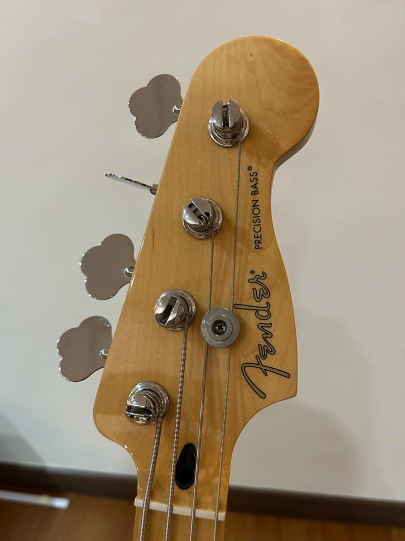 Fender Precision Bass (MIM) (Category: Musical Instruments) located in Los Banos. Submitted by seijuuro (Listing ID 1363870817, Image 2). Description: Fender PBass 4 strings Made in Mexico Bought last year 2024 No issues RFS: Extra bass Cash payment Meet up around NCR or Los Baños, Laguna.
