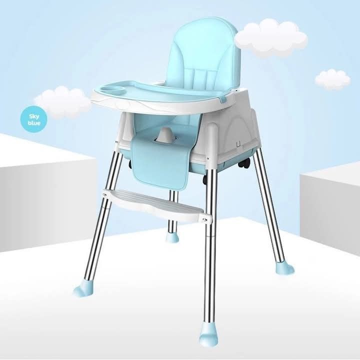 Foldable high chair/booster seat for baby (Category: Baby High Chairs) located in Manila. Submitted by ayahallinoneshop (Listing ID 1363777618, Image 2). Description: Foldable High Chair Booster Seat For Baby Dining Feeding Adjustable Height & Removable Legs.