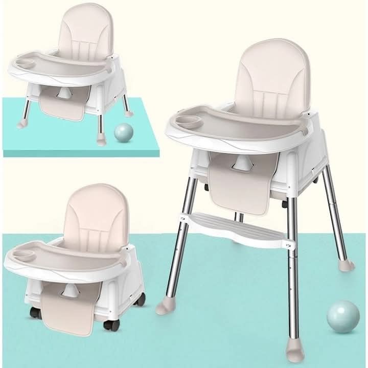 Foldable high chair/booster seat for baby (Category: Baby High Chairs) located in Manila. Submitted by ayahallinoneshop (Listing ID 1363777618, Image 1). Description: Foldable High Chair Booster Seat For Baby Dining Feeding Adjustable Height & Removable Legs.