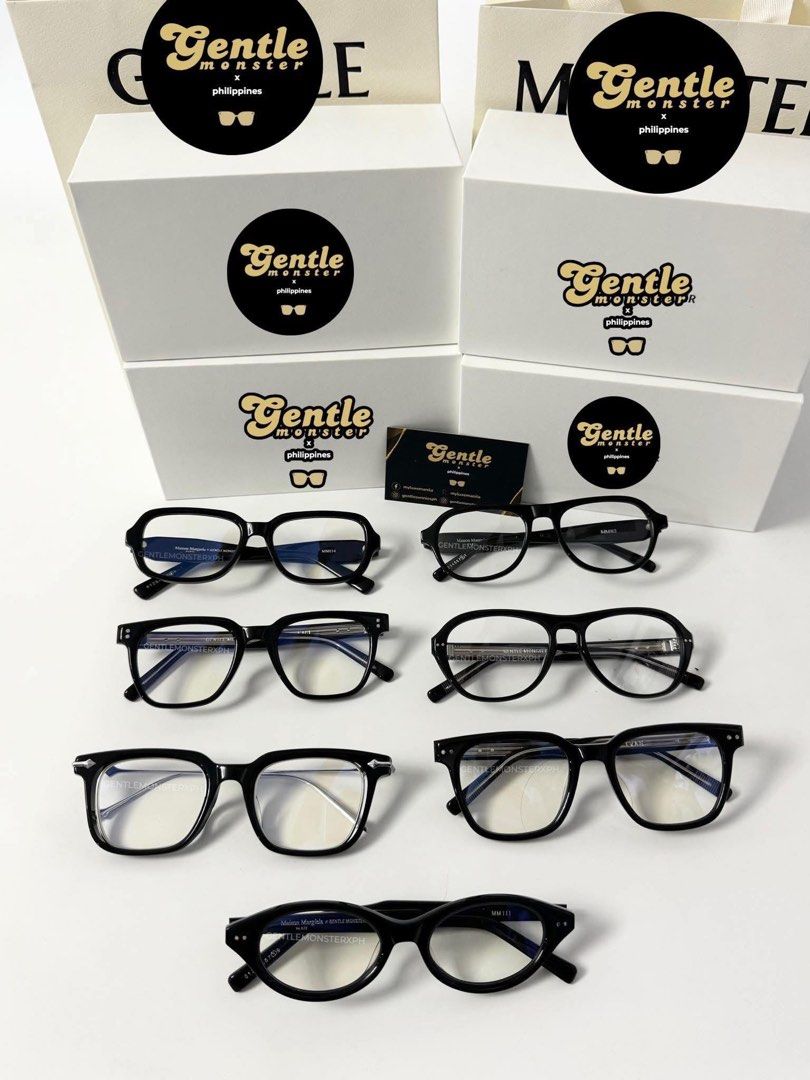 Gentle Monster - Black Eye Frame (with 2025 Packaging) (Category: Sunglasses & Eyewear) located in Manila. Submitted by myluxe.manila (Listing ID 1363711183, Image 2). Description: Price may vary depends on sunglass model. price range ₱3,900 - ₱4,500 each sunglass model Want to cop yours? Order now & Receive it today! Onhand and ready to deliver ✨ ⭐️CELEBRITY TRUSTED SHOP ⭐️ 🤩 LOWEST PRICE IN THE MARKET 🤩 All Brand new and actual photos/videos 
