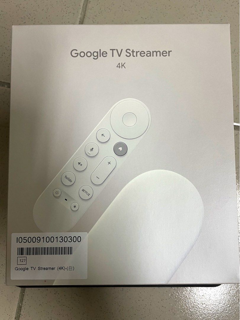Google TV Streamer 4K 電視串流機上盒新版Chromecast, 電視及