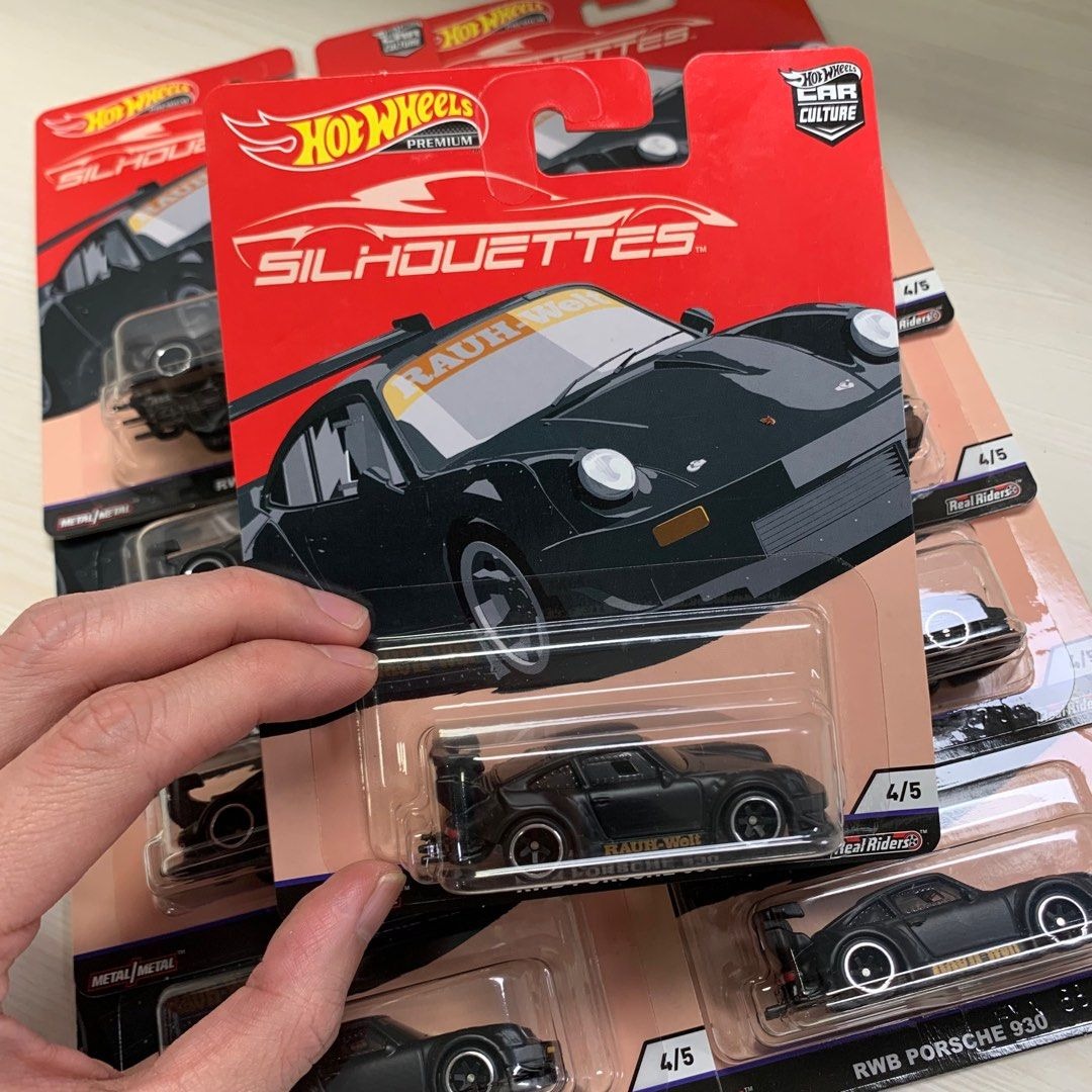 Hotwheels Porsche Black RWB 930 Silhouette Premium Car Culture Cruise ...