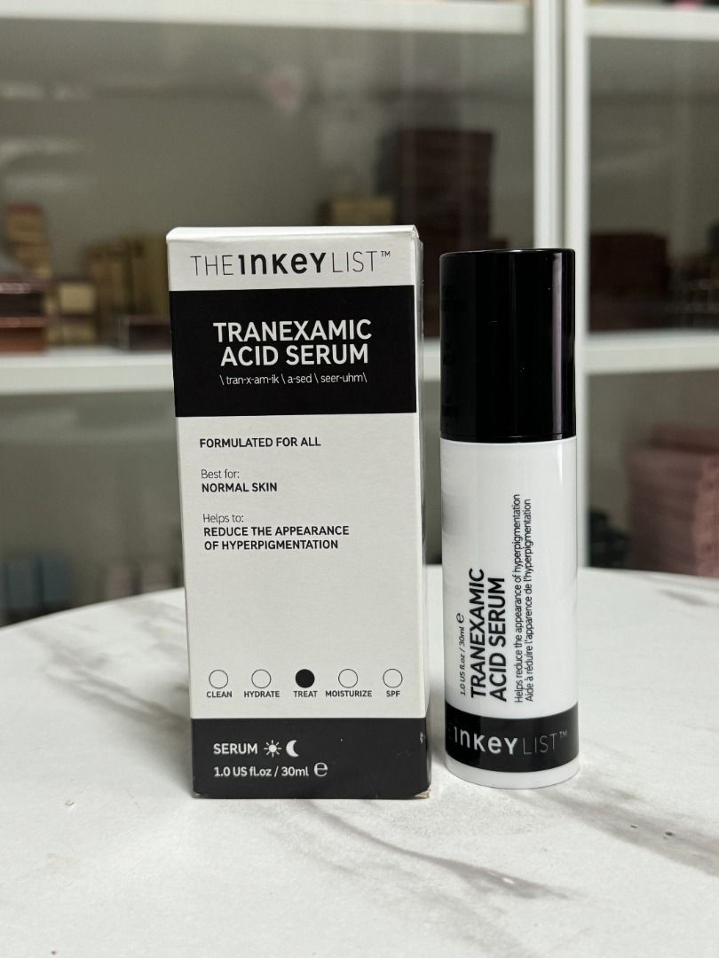 INKEY LIST Tranexamic Acid Serum 30 ml (Category: Face Care) located in Quezon City. Submitted by happyfactoryph (Listing ID 1363775267, Image 1). Description: INKEY LIST Tranexamic Acid Serum 30 ml for only P1,390 🌸 ⭐ MOP: COD, BPI, BDO, Metrobank, Gcash ⭐ Shipping: Grab, Lalamove, J&T, LBC⁣ ⁣ ⭐ ORDER Form Name: Order(s): Contact Number: Delivery Address: ⭐ Prices listed reflect current promotional offers and are subject to change based on fluc